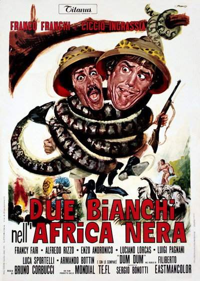 Póster de Dos blancos en el África negra