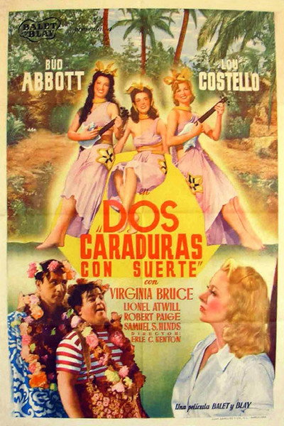 Póster de Dos caraduras con suerte