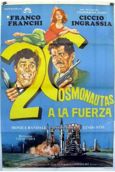 Póster de Dos cosmonautas a la fuerza