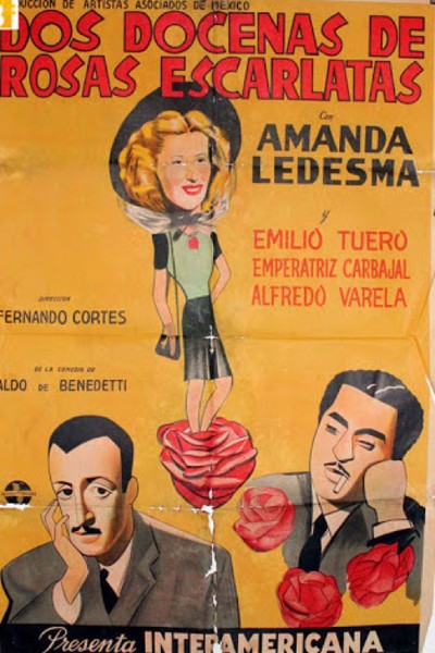 Póster de Dos docenas de rosas escarlatas