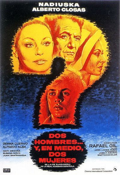Póster de Dos hombres y, en medio, dos mujeres