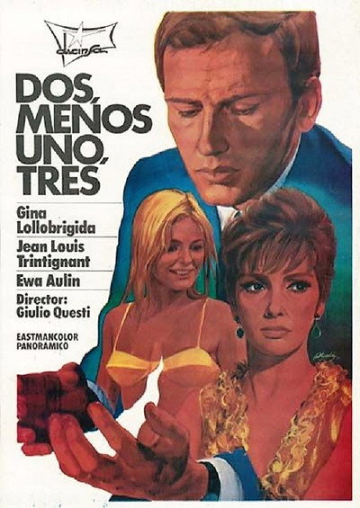 Póster de Dos menos uno, tres