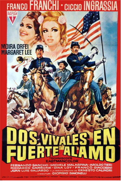 Póster de Dos vivales en Fuerte Álamo