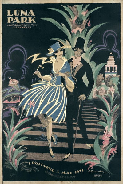 Póster de Double Ring Act, Luna Park