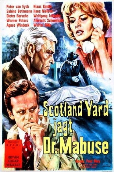 Póster de Dr. Mabuse vs. Scotland Yard