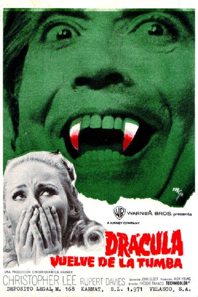 Póster de Drácula vuelve de la tumba