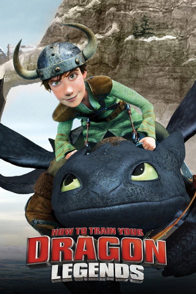 Póster de Dreamworks How to Train Your Dragon Legends