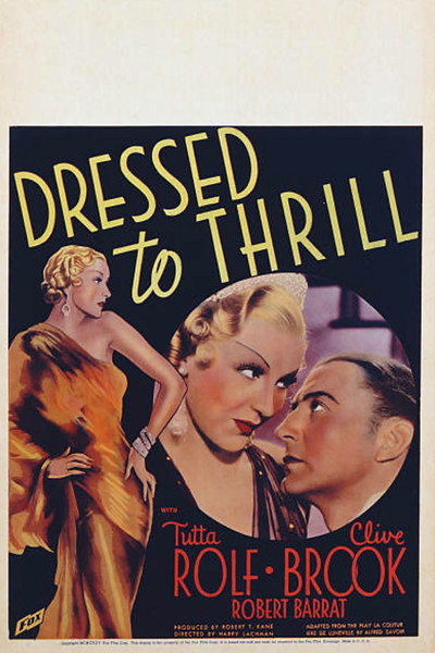 Póster de Dressed to Thrill
