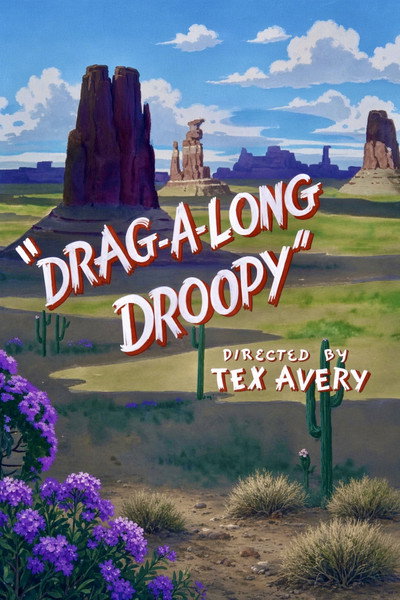 Póster de Droopy: Droopy a la carga