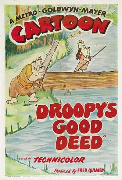 Póster de Droopy: La buena acción de Droopy