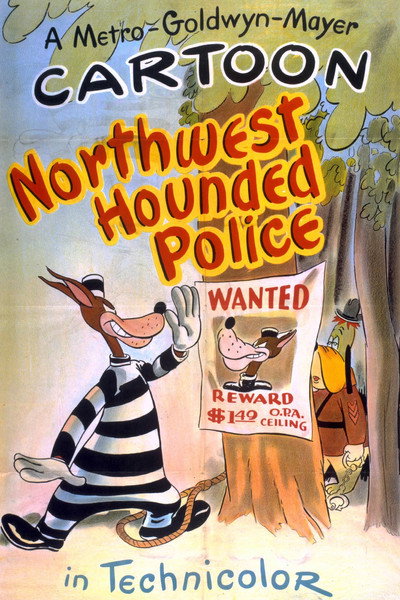 Póster de Droopy: La policía sabuesa del noroeste