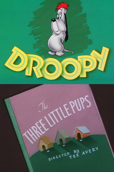 Póster de Droopy: Los tres cachorritos