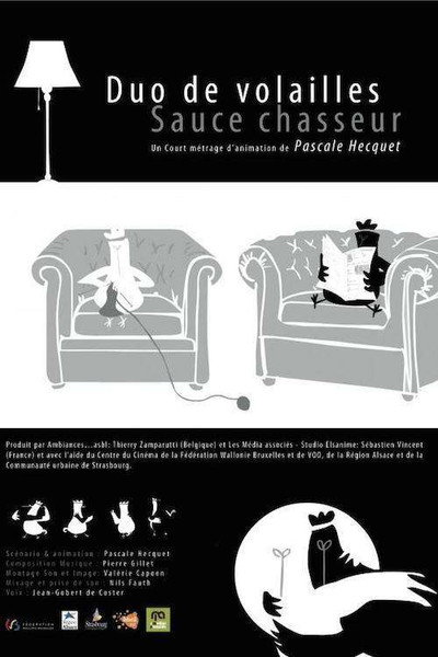 Póster de Duo de volailes, sauce chasseur