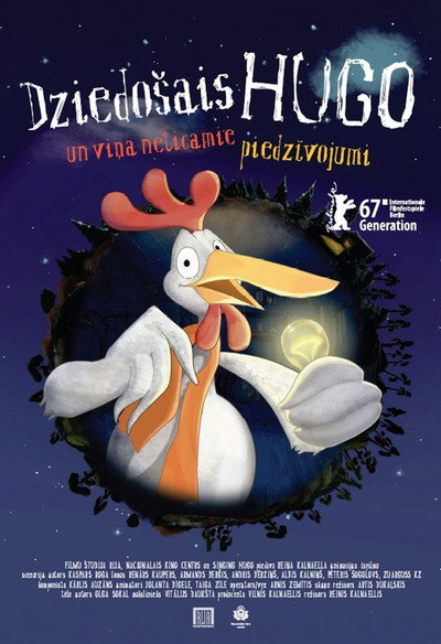 Póster de Dziedosais Hugo un vina neticamie piedzivojumi