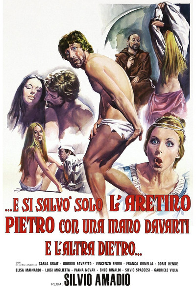Póster de ...E si salvò solo l'aretino Pietro con una mano avanti e l'altra dietro