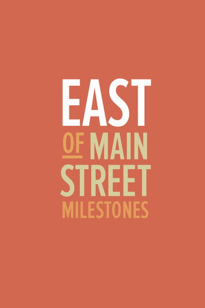 Póster de East of Main Street: Milestones