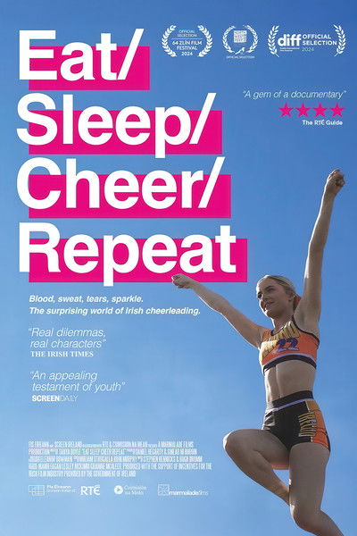 Póster de Eat/Sleep/Cheer/Repeat