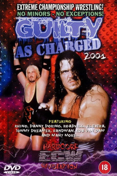 Póster de ECW Guilty as Charged 2001