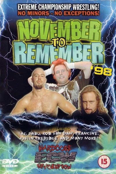 Póster de ECW November to Remember 1998