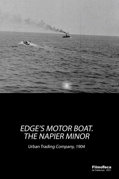 Póster de Edge's Motor Boat 'The Napier Minor'