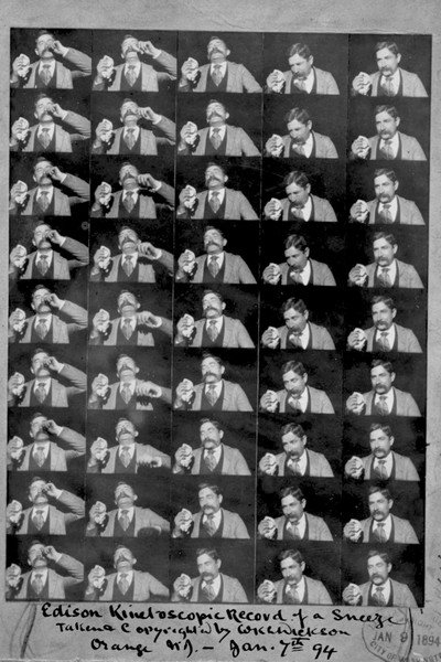 Póster de Edison Kinetoscopic Record of a Sneeze