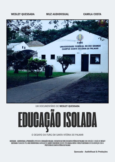 Póster de Educação Isolada: O Desafio da FURG em Santa Vitória do Palmar