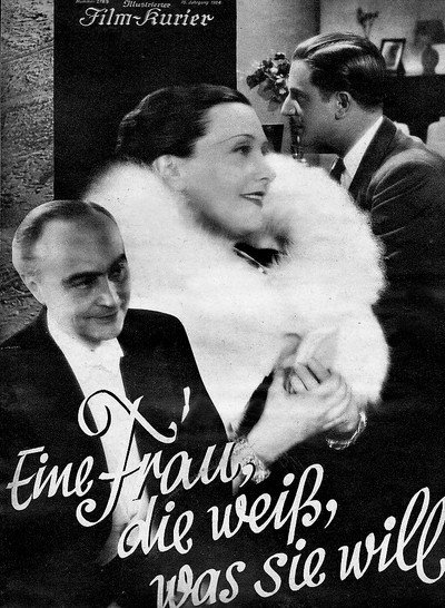 Póster de Eine Frau, die weiß, was sie will