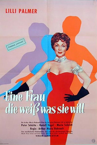 Póster de Eine Frau, die weiss, was sie will