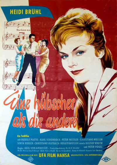 Póster de Eine hübscher als die andere