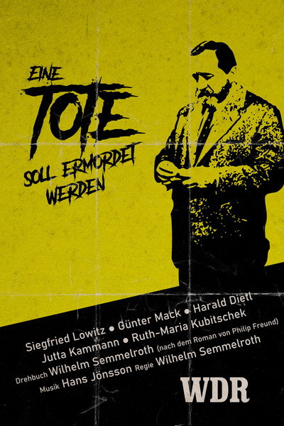 Póster de Eine Tote soll ermordet werden