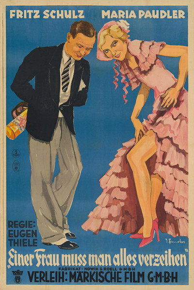 Póster de Einer Frau muß man alles verzeih'n