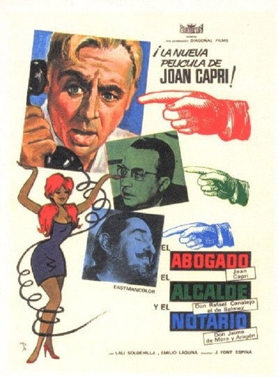 Póster de El abogado, el alcalde y el notario