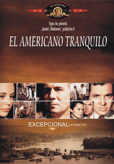 Póster de El americano tranquilo