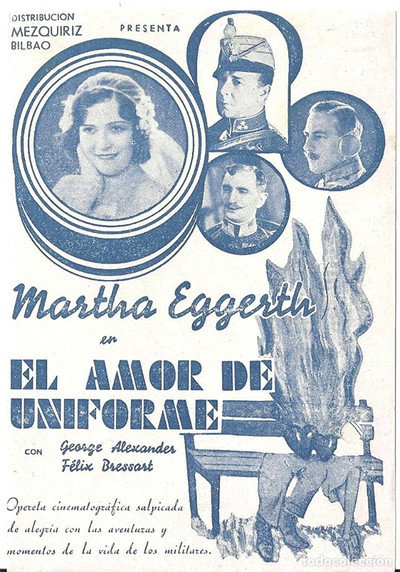 Póster de El amor de uniforme