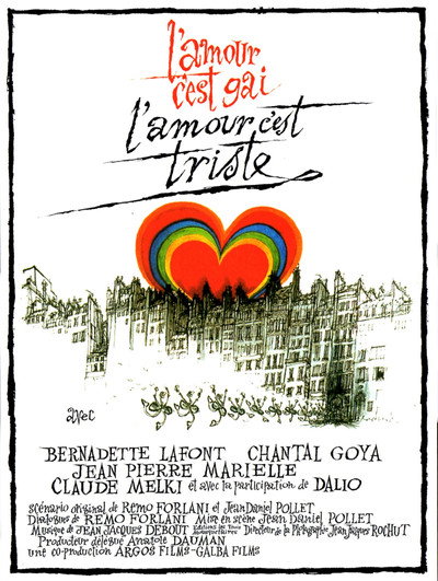 Póster de El amor es triste, el amor es alegre