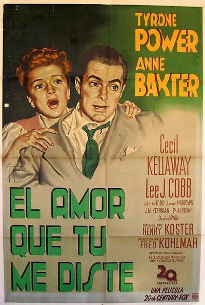 Póster de El amor que tú me diste