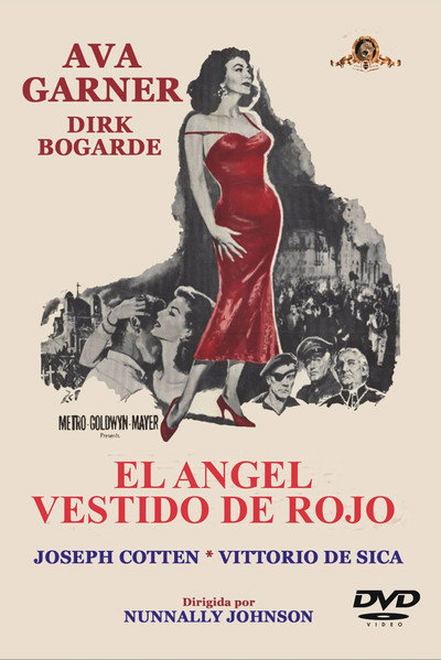 Póster de El ángel vestido de rojo