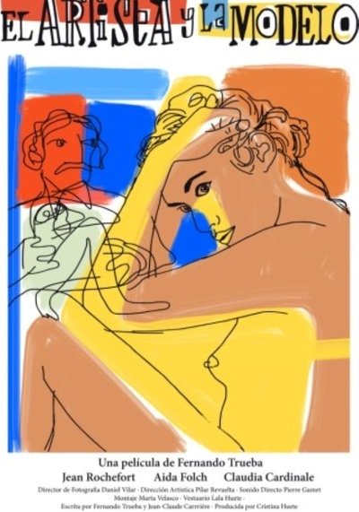 Póster de El artista y la modelo
