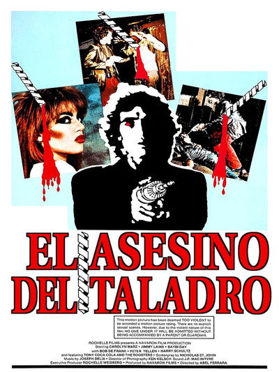 Póster de El asesino del taladro
