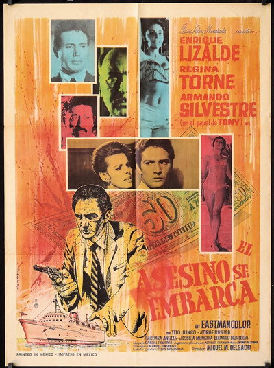 Póster de El asesino se embarca