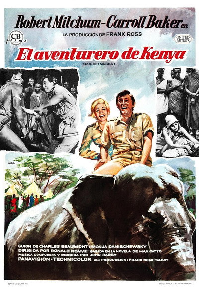 Póster de El aventurero de Kenya