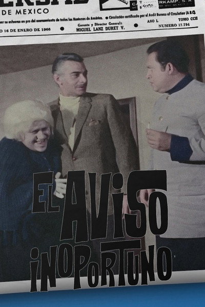 Póster de El aviso inoportuno
