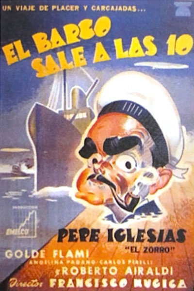 Póster de El barco sale a las diez