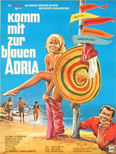 Póster de El bikini rojo