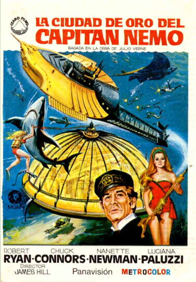 Póster de El capità Nemo i la ciutat submergida
