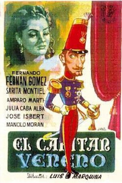 Póster de El capitán Veneno