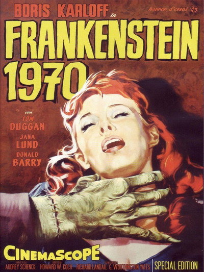 Póster de El castillo de Frankenstein
