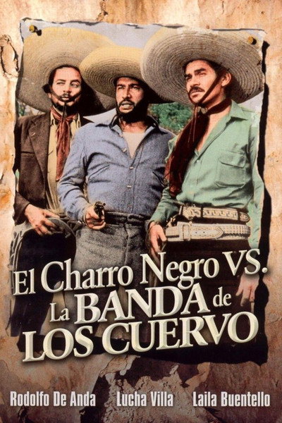 Póster de El charro Negro contra la banda de los cuervos
