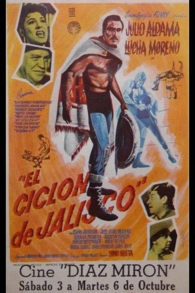 Póster de El ciclón de Jalisco
