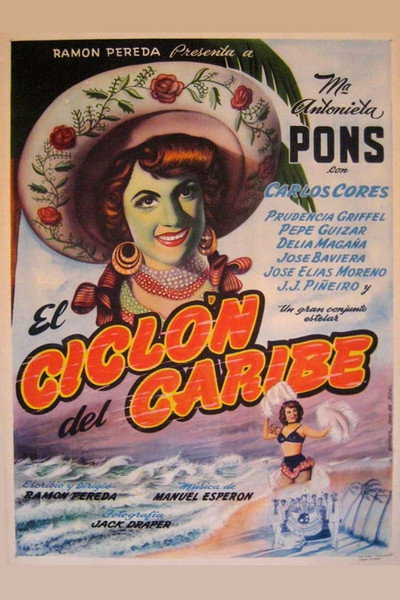 Póster de El ciclón del Caribe
